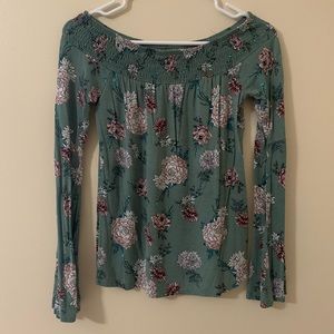 Ultra Flirt off the shoulder top, size XS